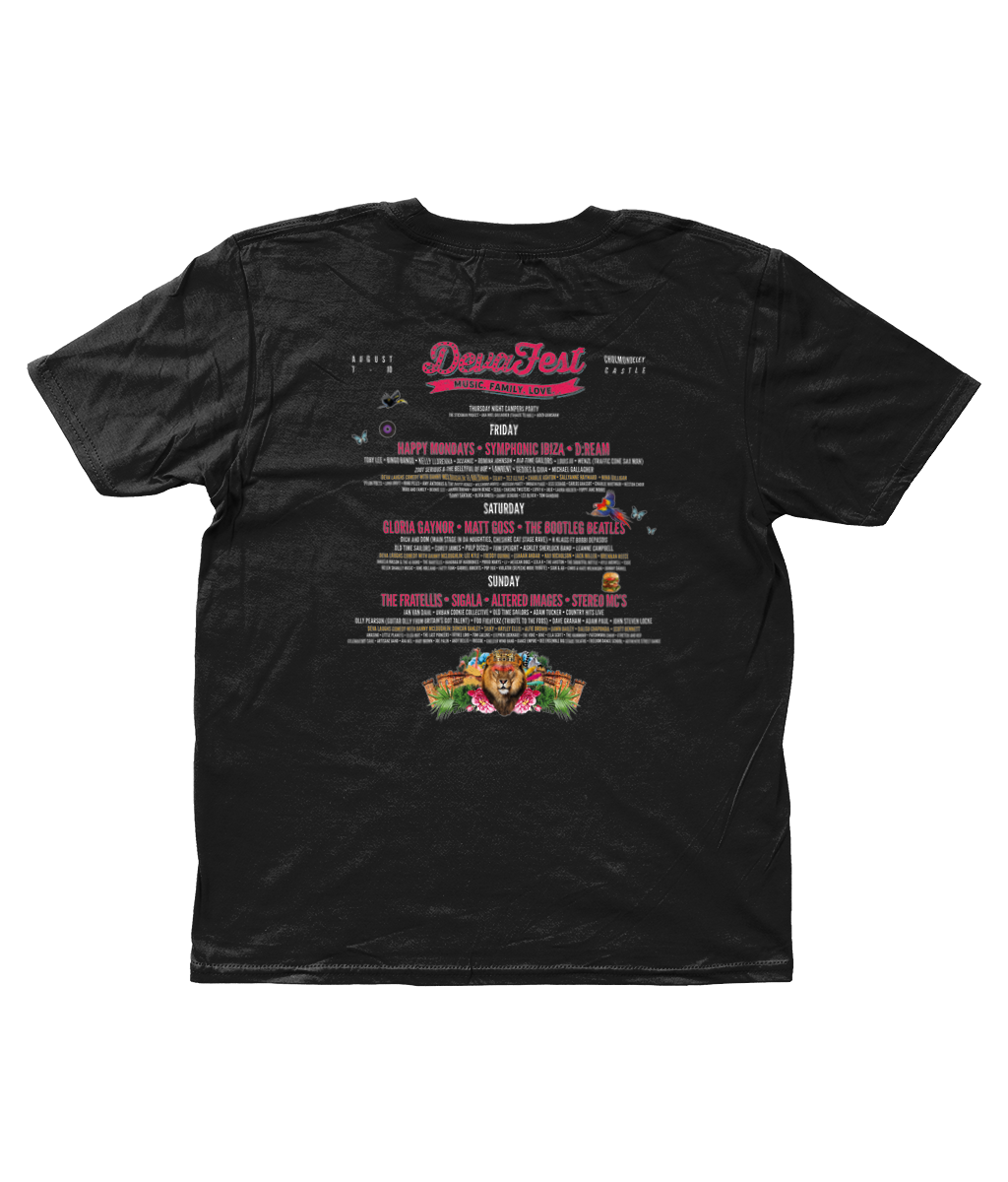 Deva Fest Black Kids T-Shirt