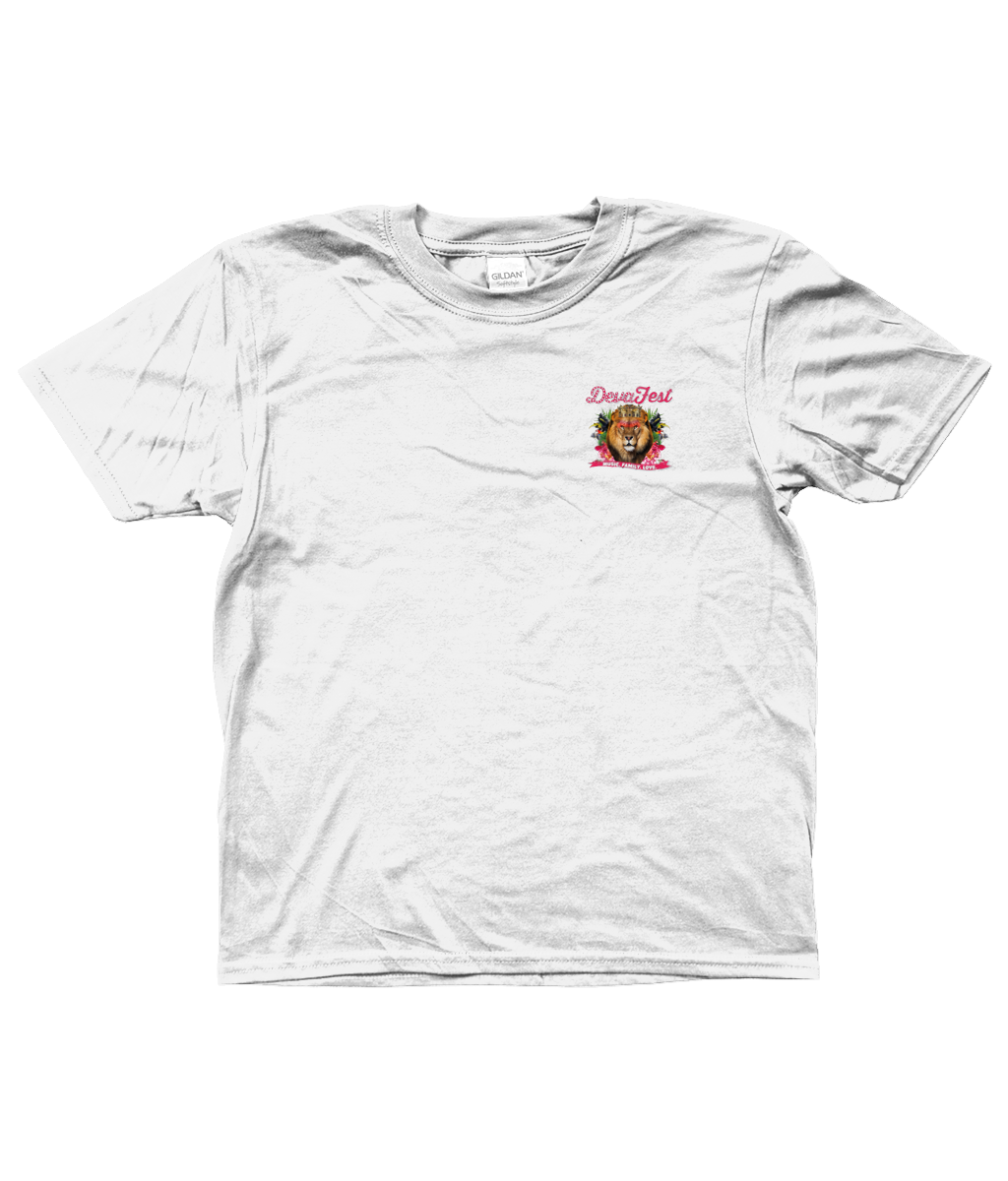 Deva Fest White Kids T-Shirt